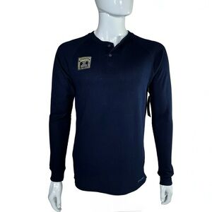 Realtree Men’s Long Sleeve UPF 30 Wrinkle Resistant Quick Dry Henley Shirt